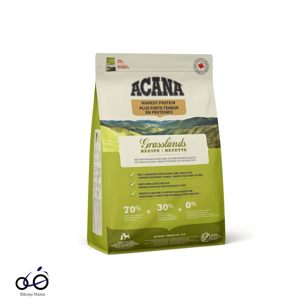  Acana Grasslands Etli Tahılsız Köpek Maması 2 Kg