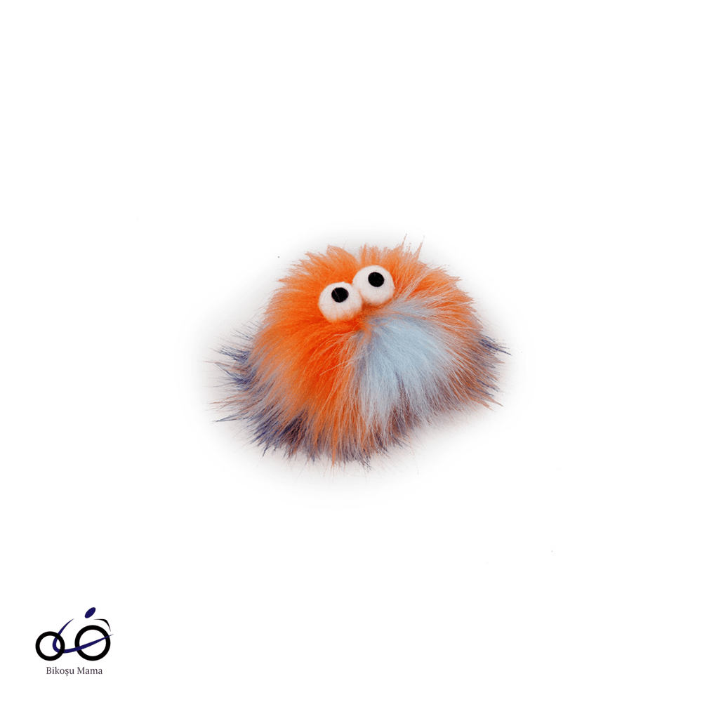 AFP Furry Ball-Fluffer Catnipli Turuncu Kedi Oyuncağı