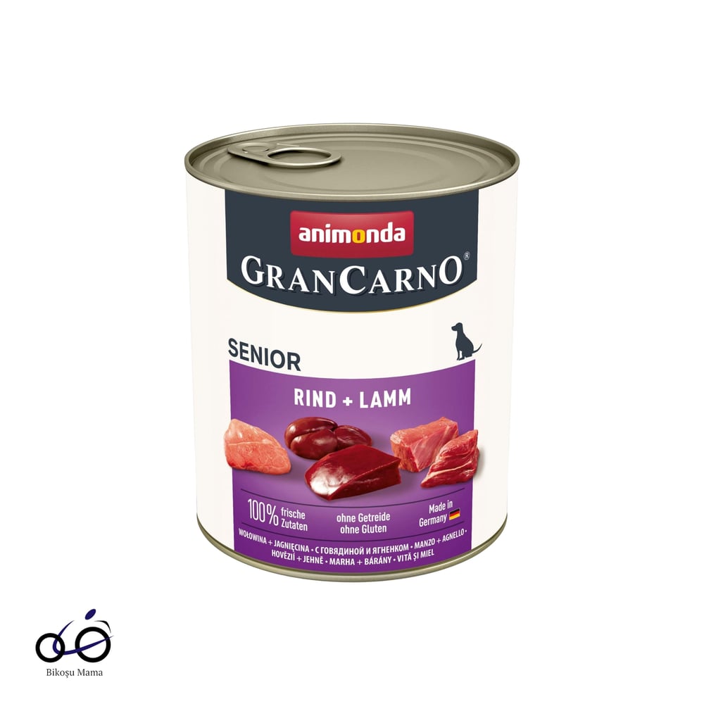 Animonda GranCarno Yaşlı Köpek Konservesi 6x400g | Sığır ve Kuzu Animonda GranCarno Sığırlı ve Kuzulu Yaşlı Köpek Konservesi 6x400gr