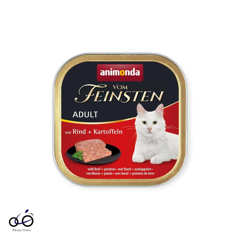 Animonda Vom Feinsten Sığır Etli ve Patatesli Yetişkin Kedi Konservesi 100gr
