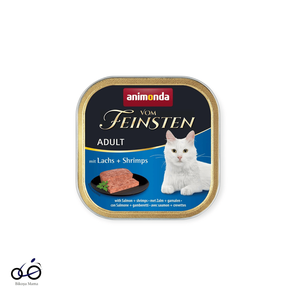Animonda Vom Feinsten Somonlu ve Karidesli Yetişkin Kedi Konservesi 100gr