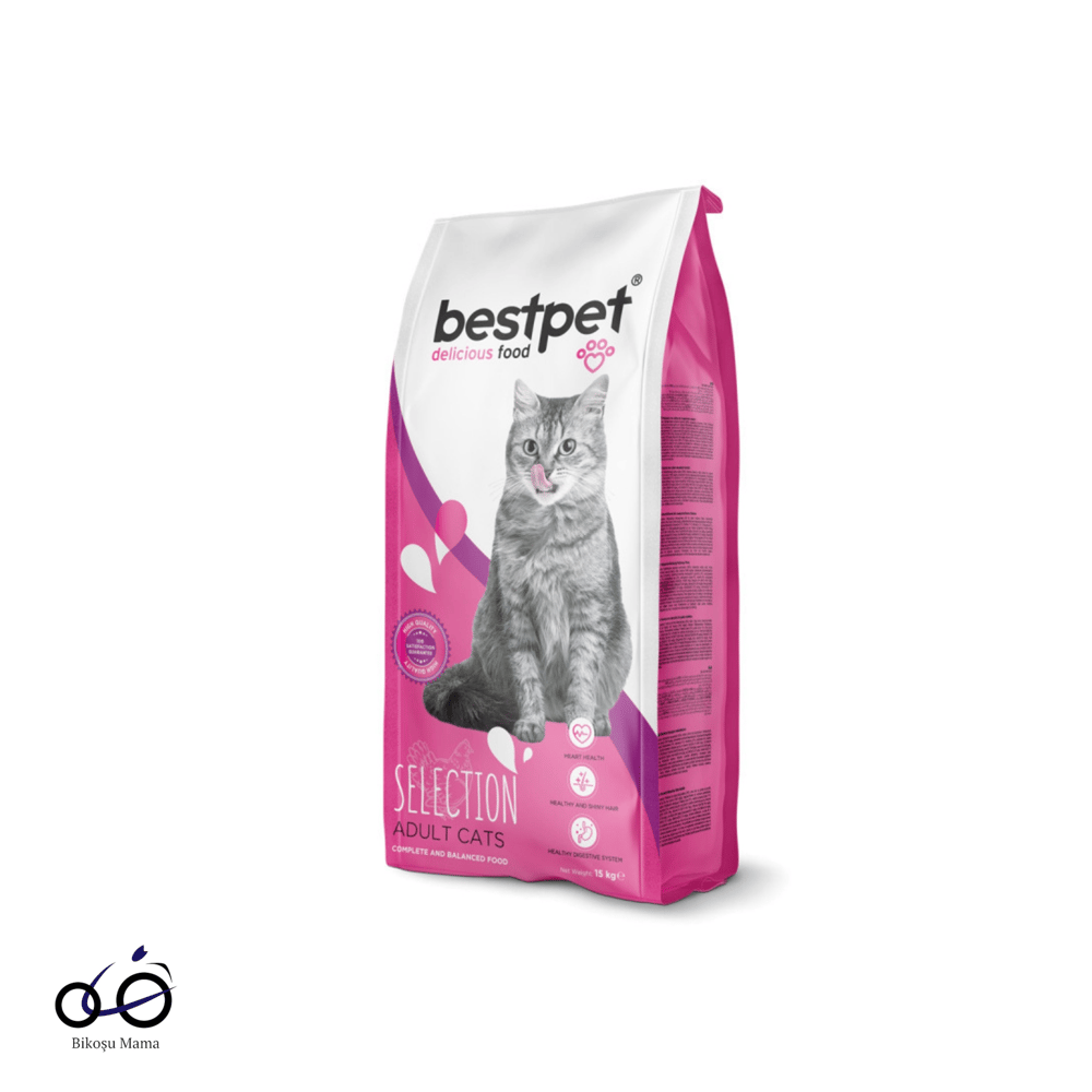 Bestpet Seçici Kediler İçin Tavuk Etli Yetişkin Kedi Mama 15kg