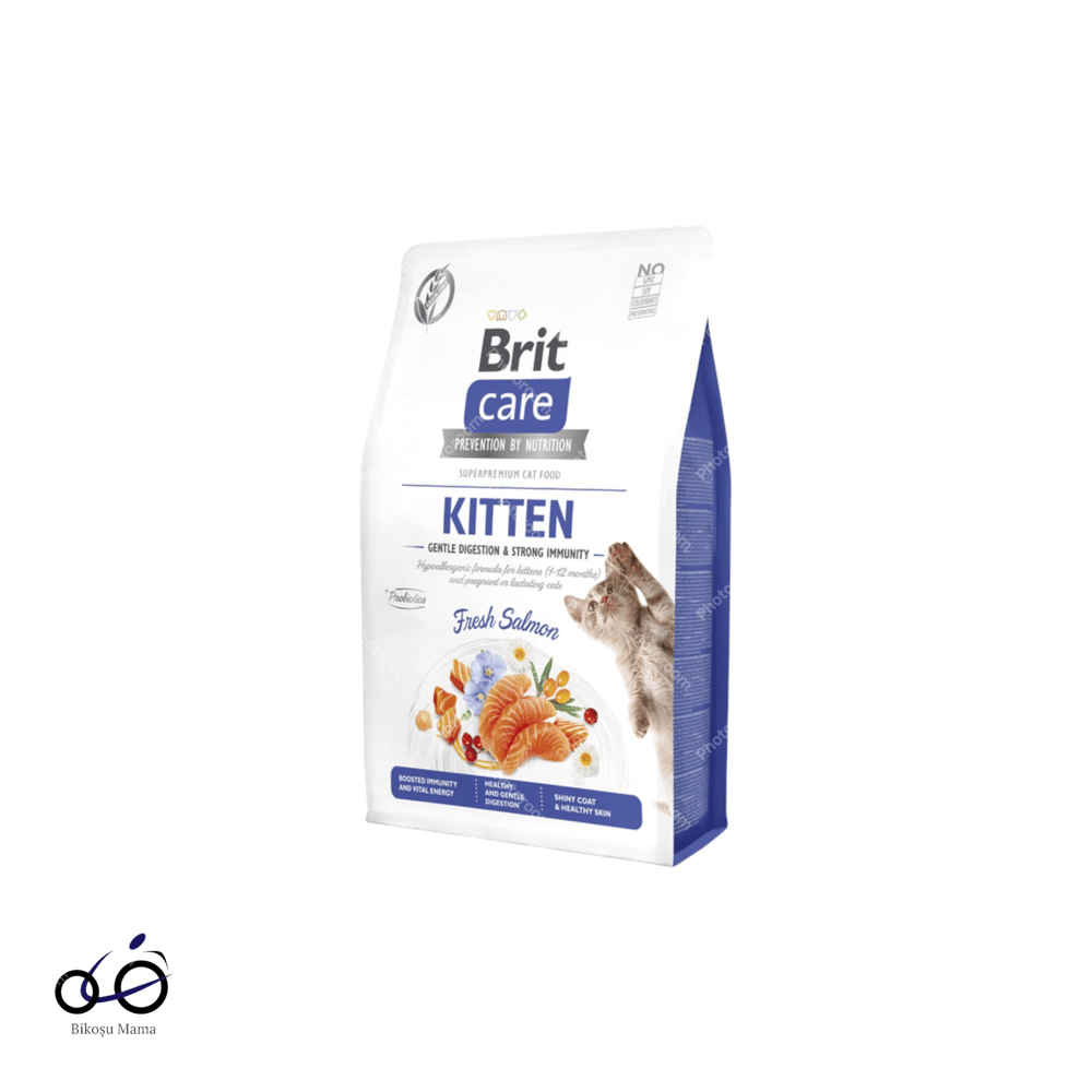 Brit Care Gentle Digestion & Strong Immunity Somonlu Tahılsız Yavru Kedi Maması