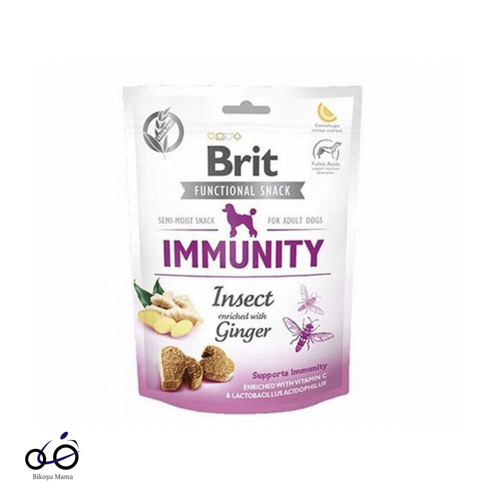 Brit Care Immunity Zencefilli ve Larva Proteinli Bağışıklık Destekleyici Köpek Ödülü 150gr
