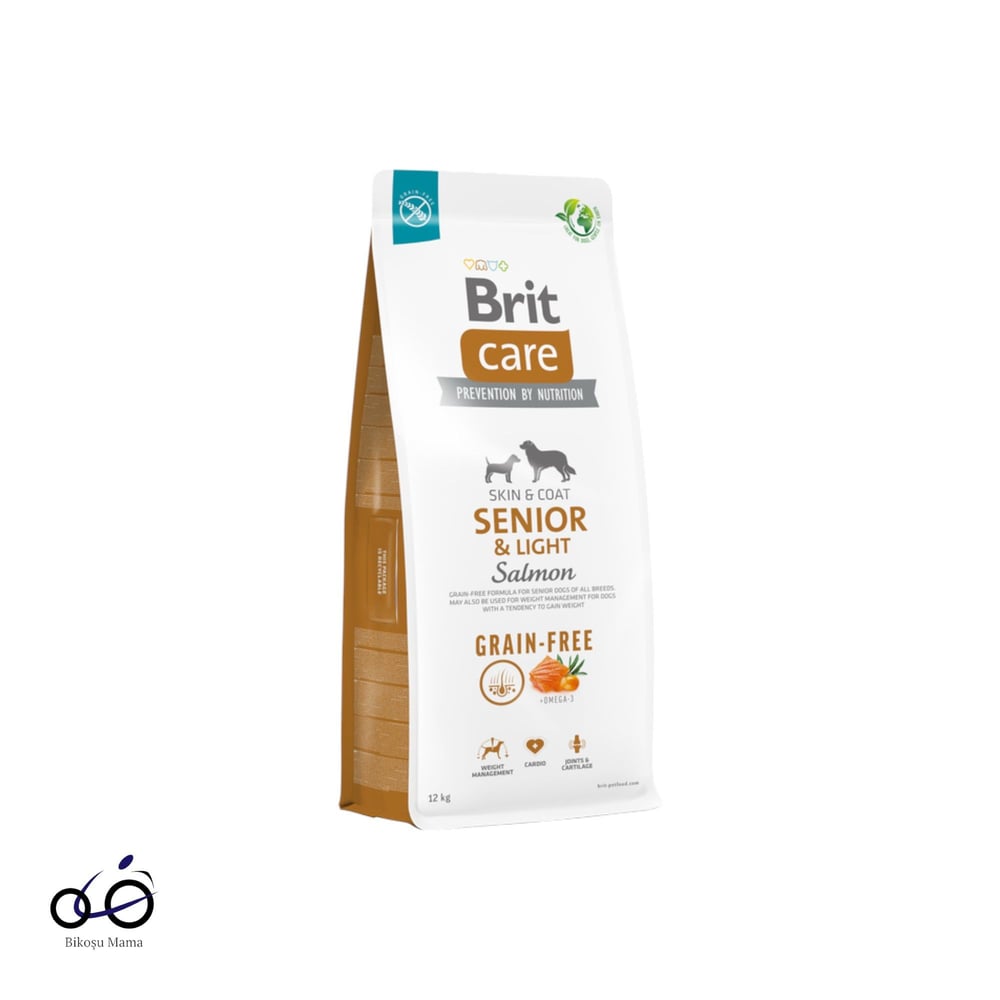 Brit Care Senior Light Skin & Coat Somonlu Tahılsız Yaşlı Köpek Maması