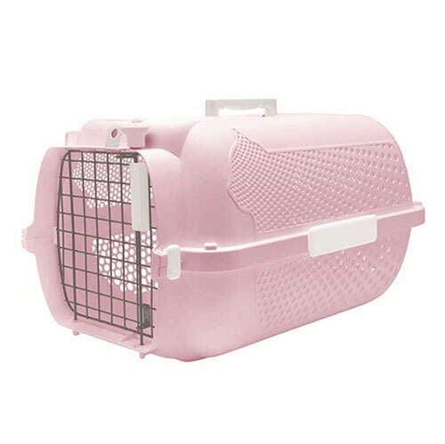 Catit Voyageur Pembe Kedi Taşıma Çantası 48 cm - Bikoşu Mama Catit Voyageur Kedi Taşıma Çantası Pembe 48x33x28 Cm