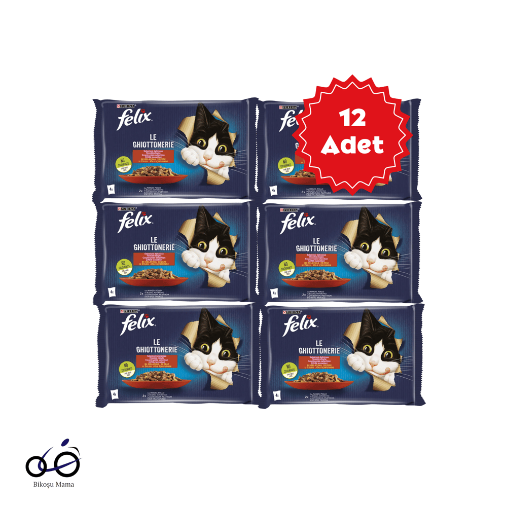 Felix Jöle İçinde Sığır Etli ve Tavuklu Yetişkin Kedi Konservesi 85gr (4'lü) 12 Paket | Kedi Konserve Mamaları   Felix Jöle İçinde Sığır Etli ve Tavuklu Yetişkin Kedi Konservesi 85gr (4'lü) 12 Paket