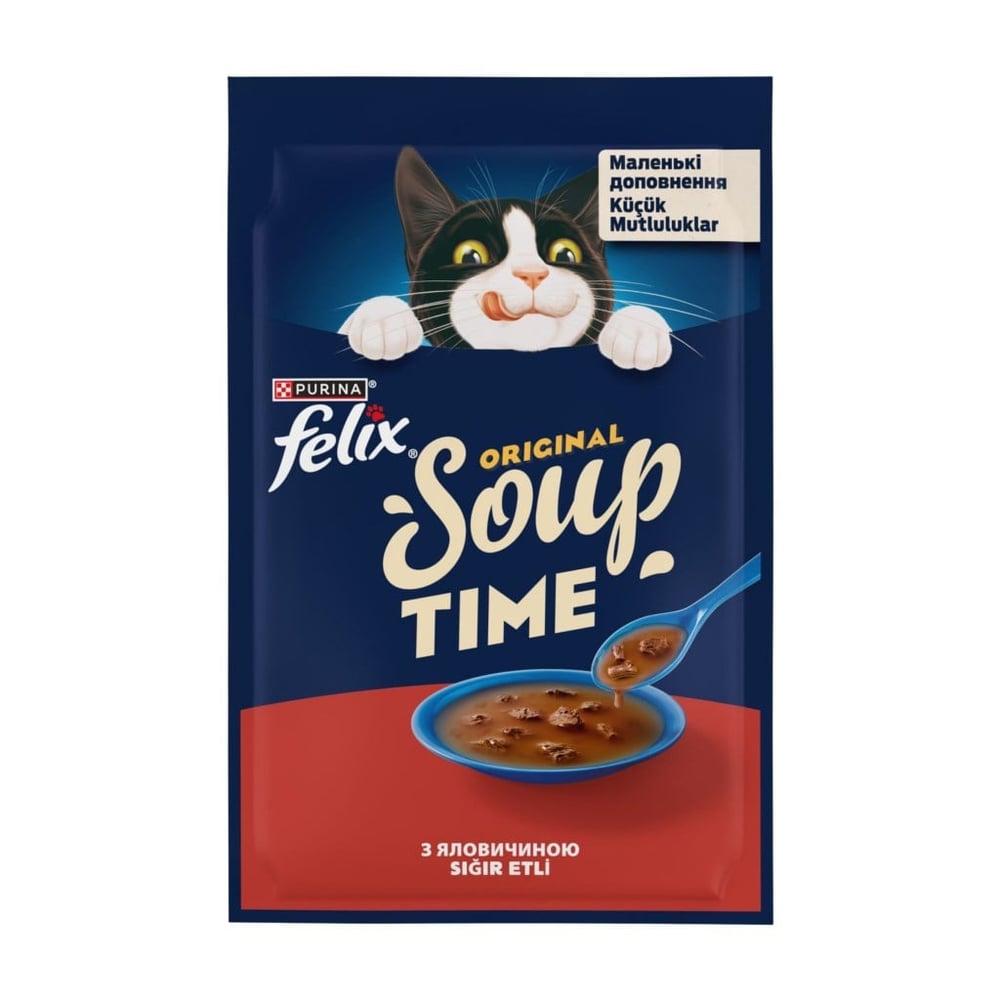  Felix Original Soup Time Sığır Etli Kedi Çorbası 48gr