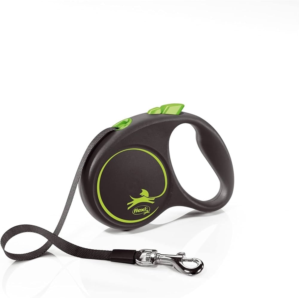 Flexi Black Design Şerit Tasma