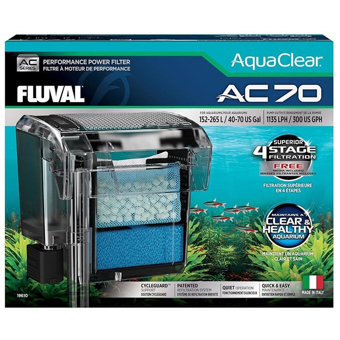  Fluval AC 70 152-265 L/H Akvaryum Askı Filtre