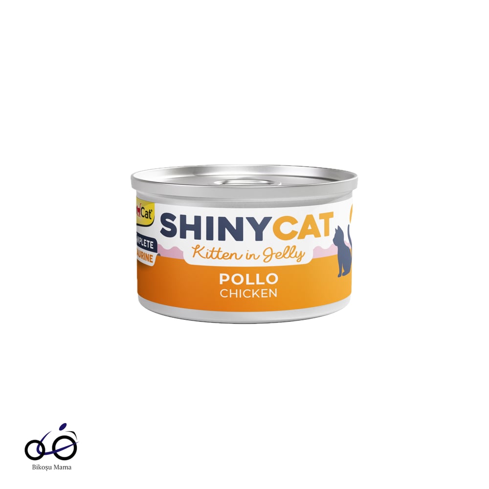  Gimcat Shinycat Jelly Jöle içinde Tavuk Yavru Kedi Konserve Maması 70gr