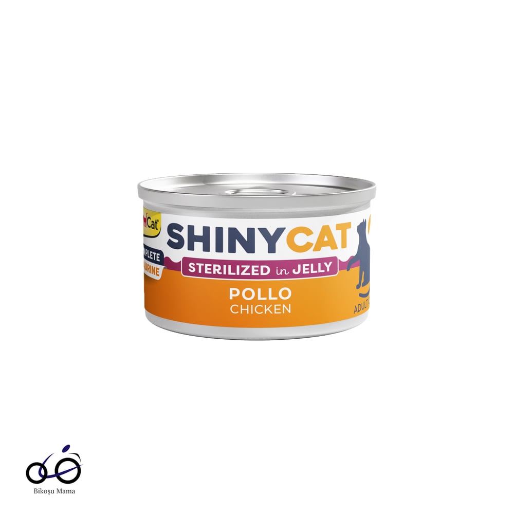  Gimcat Shinycat Jelly Jöle içinde Tavuk Kısırlaştırılmış Kedi Konserve Maması 70gr