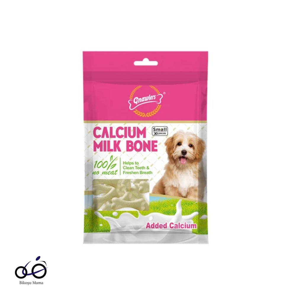 Gnawlers Kalsiyum & Süt Aromalı Köpek Ödülü 5cm 30'lu 270gr