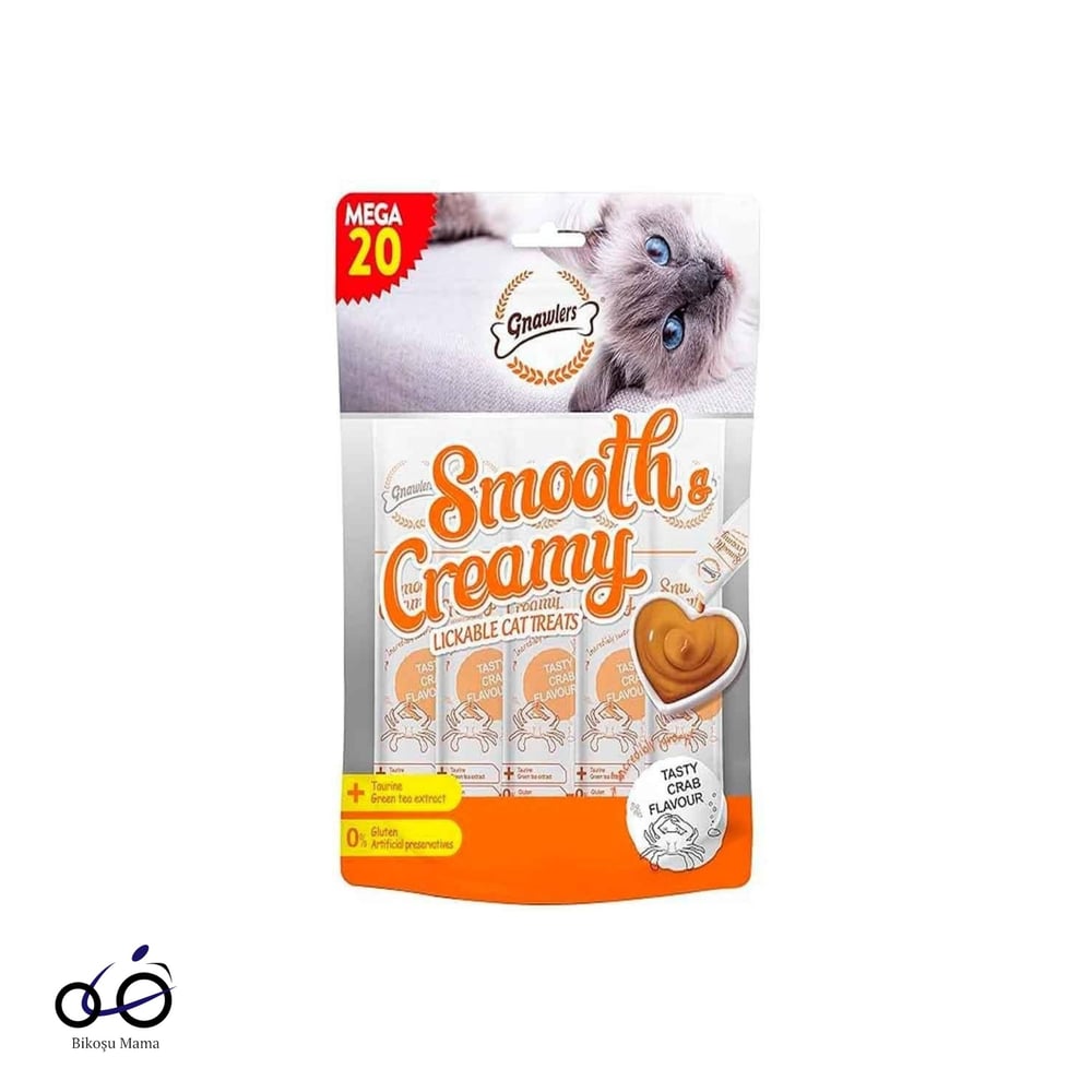 Gnawlers Krema Yengeçli Kedi Ödülü 20x15gr
