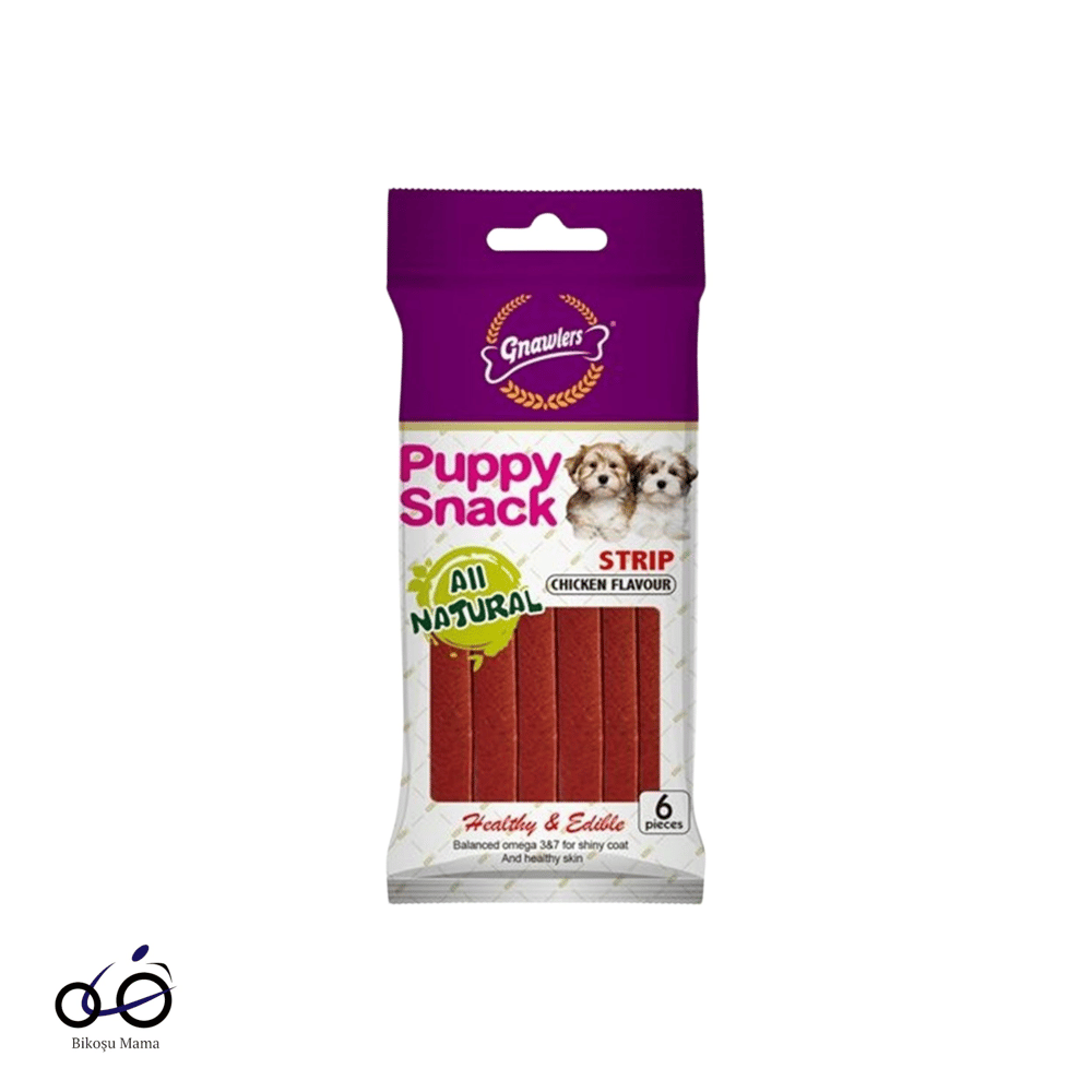 Gnawlers Puppy Tavuk Aromalı Yavru Köpek Ödülü 6'lI 80gr