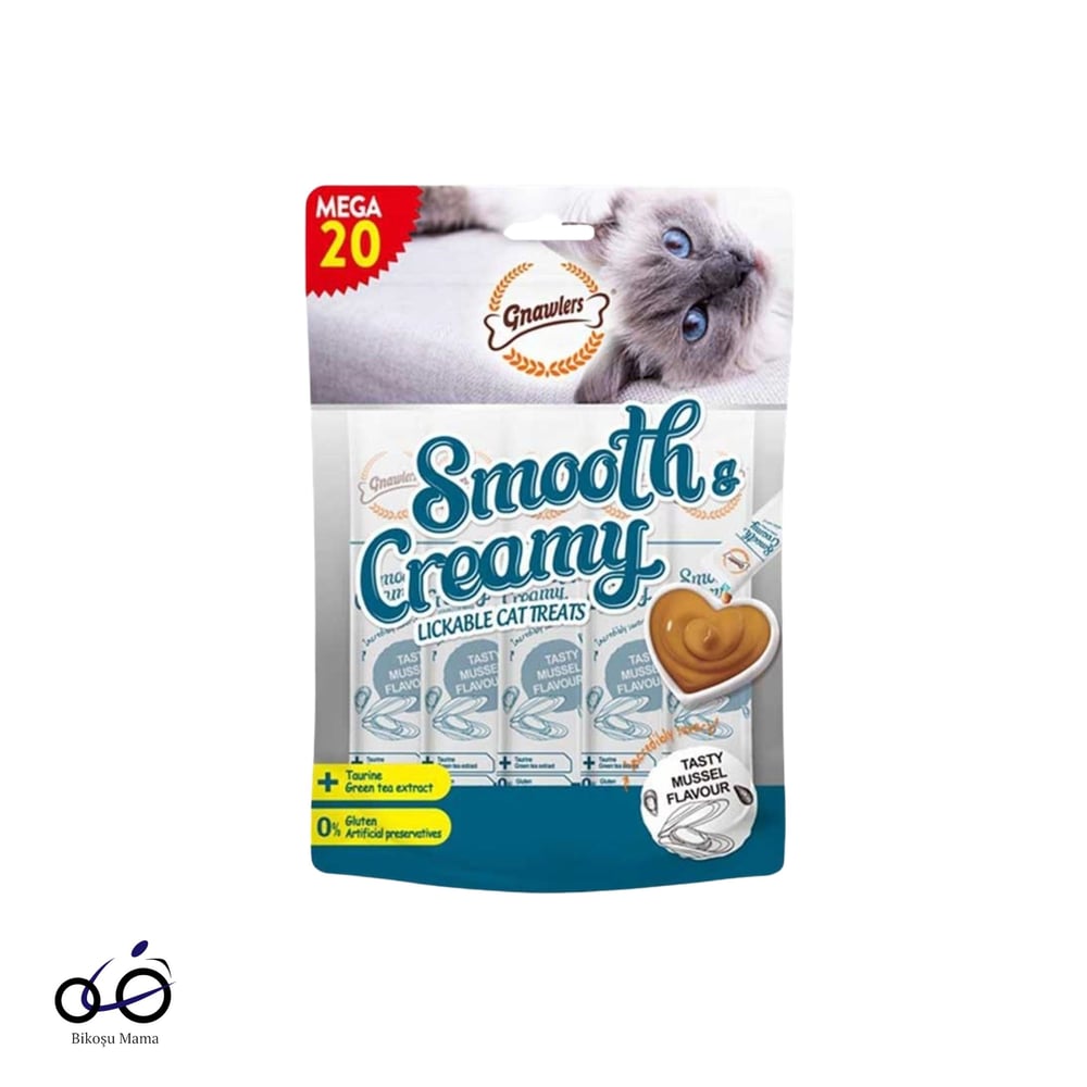 Gnawlers Ton Balığı ve Midyeli Krema Kedi Ödülü 20x15gr
