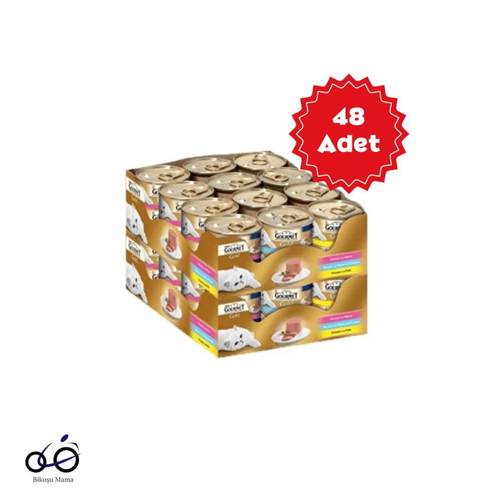 Gourmet Gold Karışık Konserve Kedi Maması 48x85gr | Kedi Konserve Mamaları   Gourmet Gold Karışık Konserve Kedi Maması 48x85gr
