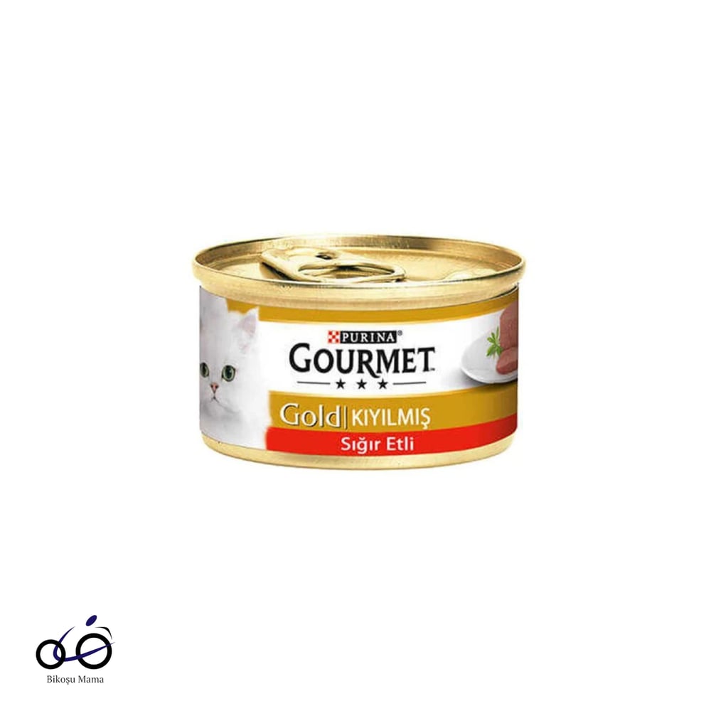 Gourmet Gold Kıyılmış Sığır Etli Kedi Konservesi 85gr