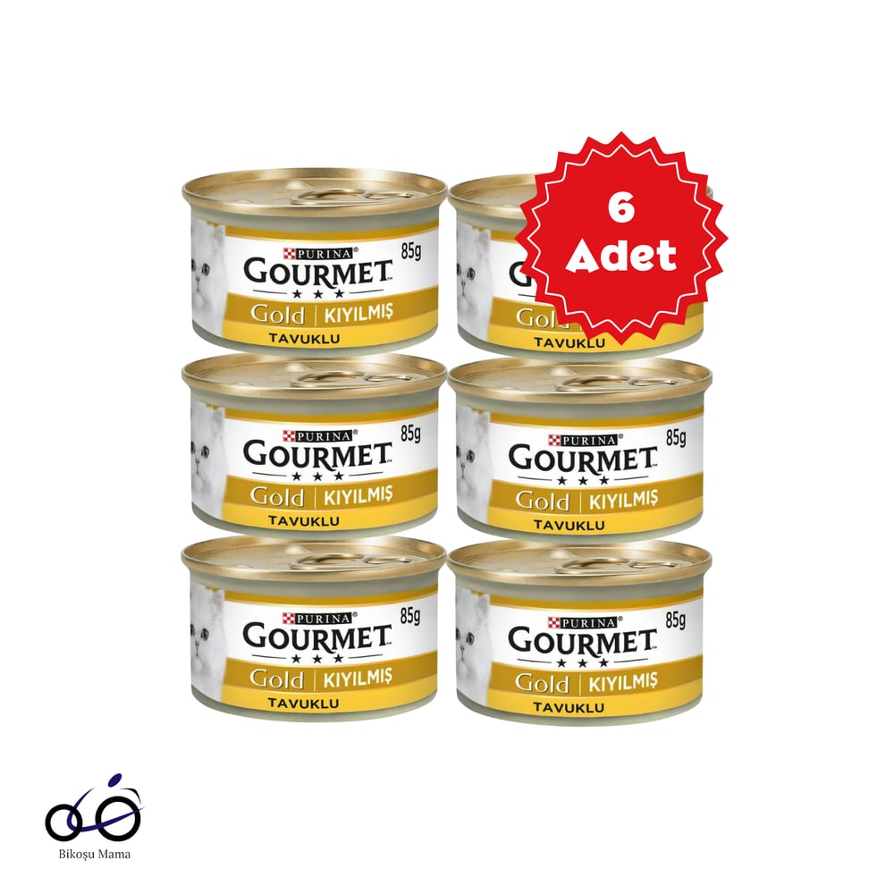 Gourmet Gold Kıyılmış Tavuklu Kedi Konservesi 6x85g | Kedi Konserve Mamaları   Gourmet Gold Kıyılmış Tavuklu Kedi Konservesi 6x85g