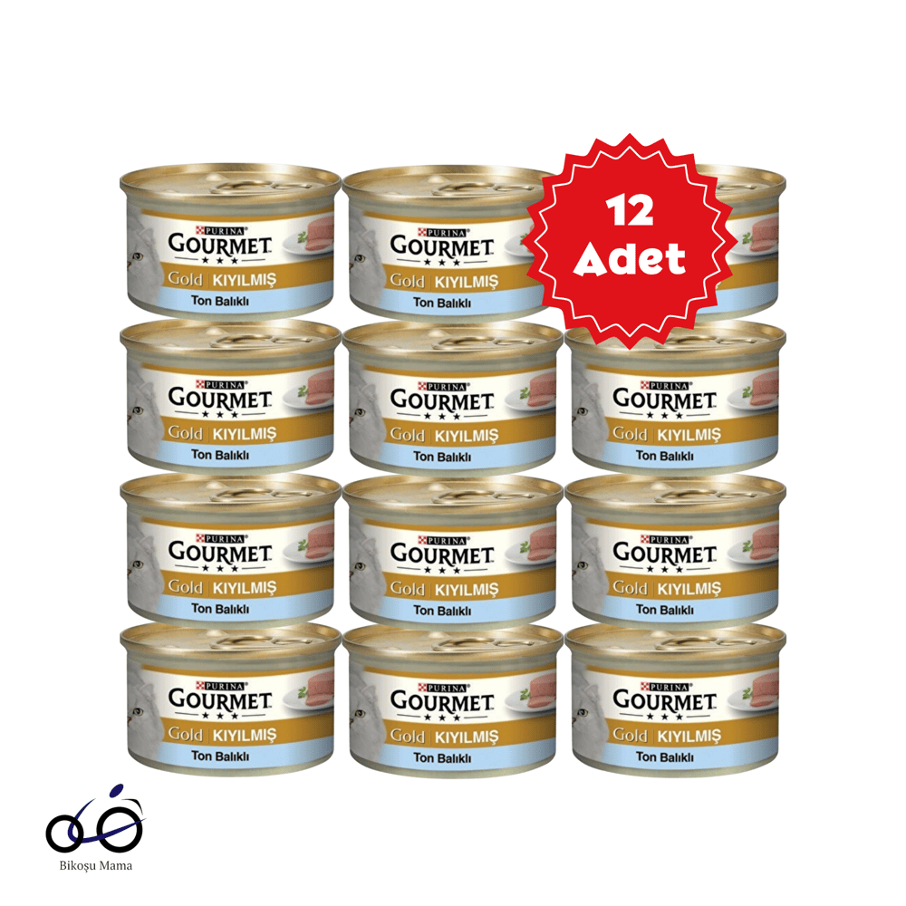 Gourmet Gold Kıyılmış Ton Balıklı Kedi Konservesi 12x85gr | Kedi Konserve Mamaları   Gourmet Gold Kıyılmış Ton Balıklı Kedi Konservesi 12x85gr