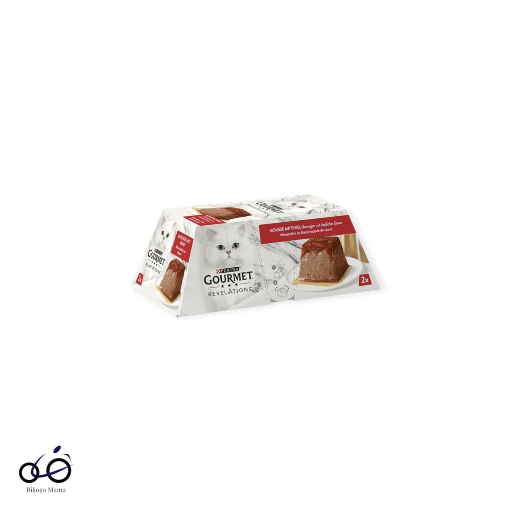 Gourmet Revelations Sığır Etli Kedi Konservesi 2x57grx12 Adet | Kedi Konserve Mamaları   Gourmet Revelations Sığır Etli Kedi Konservesi 2x57grx12 Adet