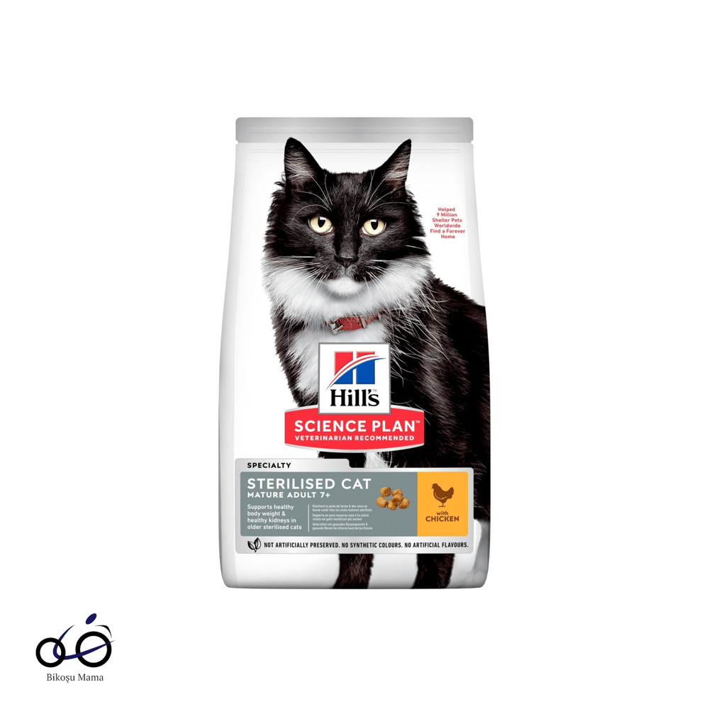 Hill's SCIENCE PLAN 7+ Tavuklu Kısırlaştırılmış Yaşlı Kedi Maması 1,5kg