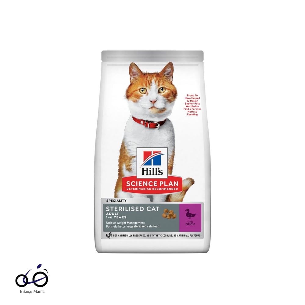 Hill's SCIENCE PLAN Ördekli Kısırlaştırılmış Kedi Maması