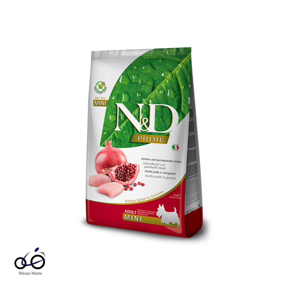 N&D Prime Tavuklu ve Narlı Tahılsız Küçük Irk Köpek Maması