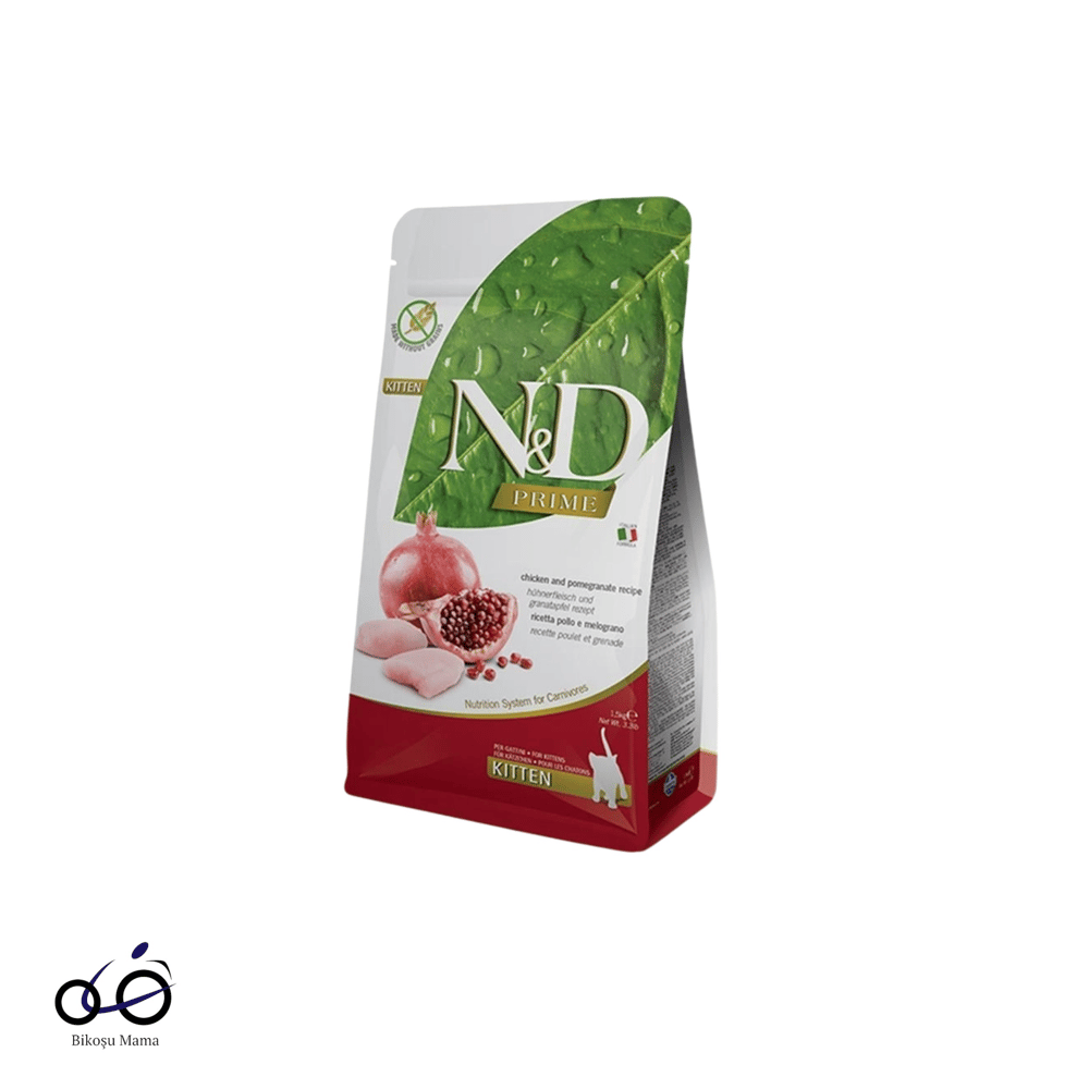 N&D Prime Tavuklu ve Narlı Tahılsız Yavru Kedi Maması
