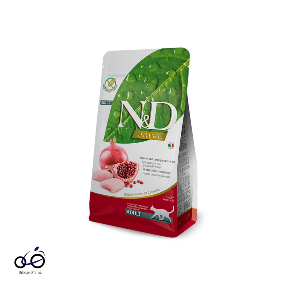 N&D Prime Tavuklu ve Narlı Tahılsız Yetişkin Kedi Maması