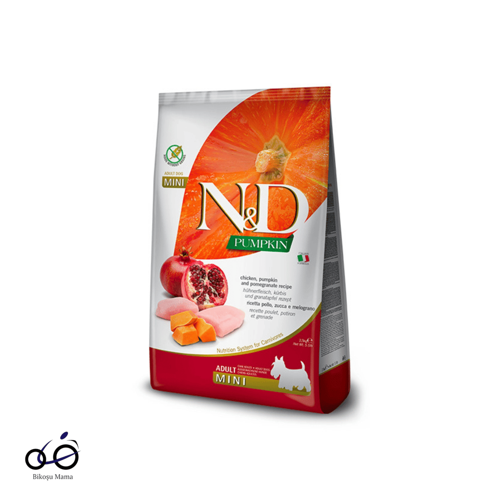 N&D Pumpkin Bal Kabaklı Tavuk Etli Narlı Tahılsız Küçük Irk Yetişkin Köpek Maması