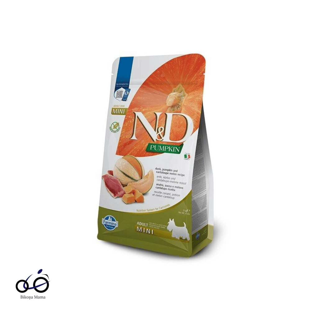 N&D PUMPKIN Ördekli ve Tavuklu Mini Irk Yetişkin Köpek Maması 2kg