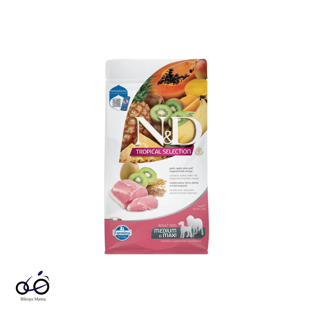 N&D Tropical Selection Domuz Etli ve Tropikal Meyveli Mini Irk Yetişkin Köpek Maması