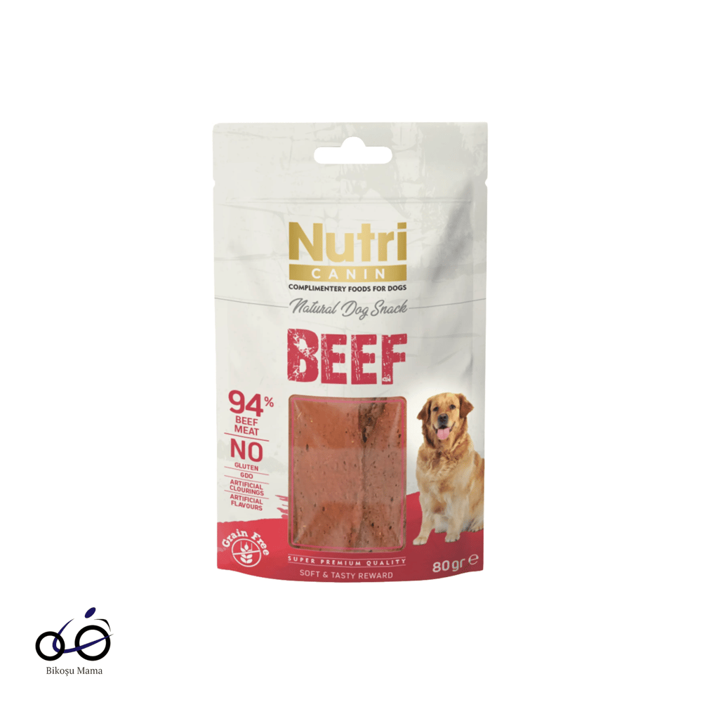 Nutri Canin %94 Sığır Etli Tahılsız Köpek Ödülü 80gr