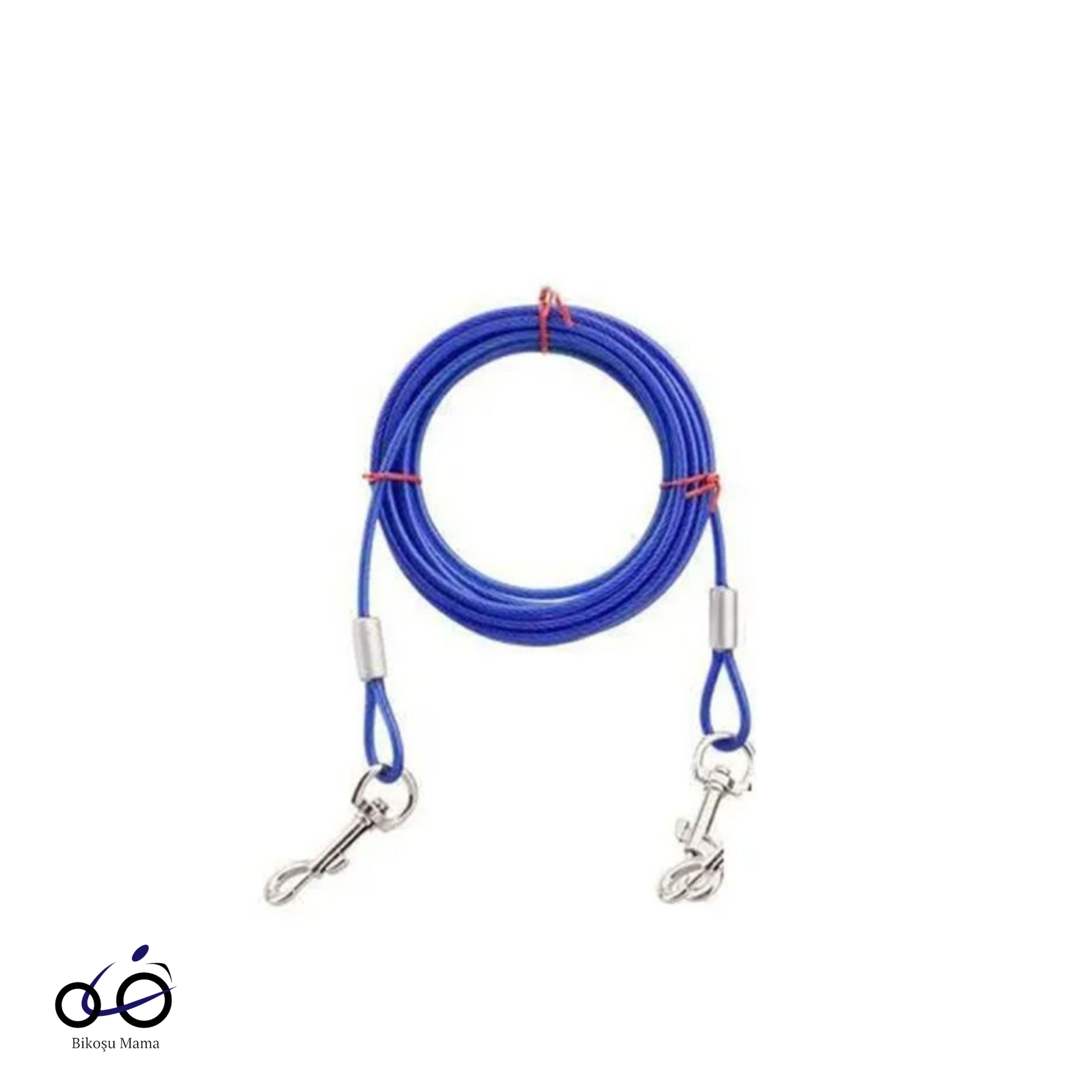Pawise Köpek Bağlama Kablosu 4,5M Kırmızı/Mavi