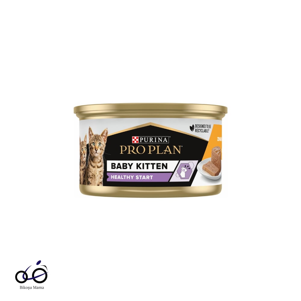 Pro Plan Baby Kitten Tavuklu Yeni Doğan Yavru ve Anne Kedi Konservesi 12X85gr | Kedi Konserve Mamaları   Pro Plan Baby Kitten Tavuklu Yeni Doğan Yavru ve Anne Kedi Konservesi 12X85gr
