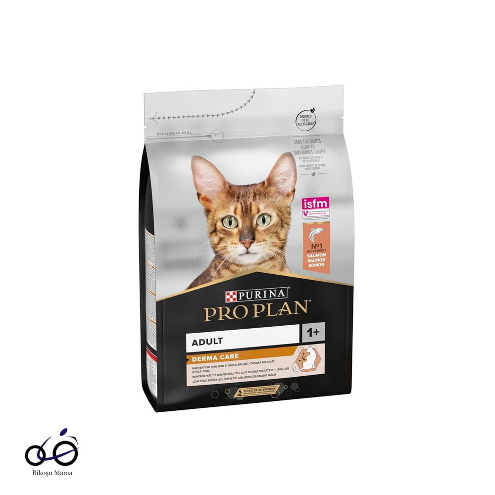 Pro Plan Derma Care Somonlu Tüy Yumağı Önleyici Yetişkin Kedi Maması