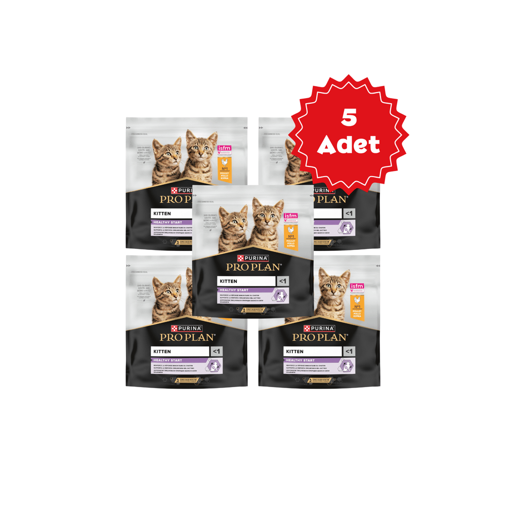  Pro Plan Kitten Tavuklu Yavru Kedi Maması 400g X 5 Adet