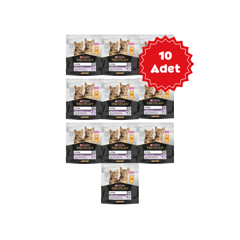  Pro Plan Kitten Tavuklu Yavru Kedi Maması 400g X 10 Adet