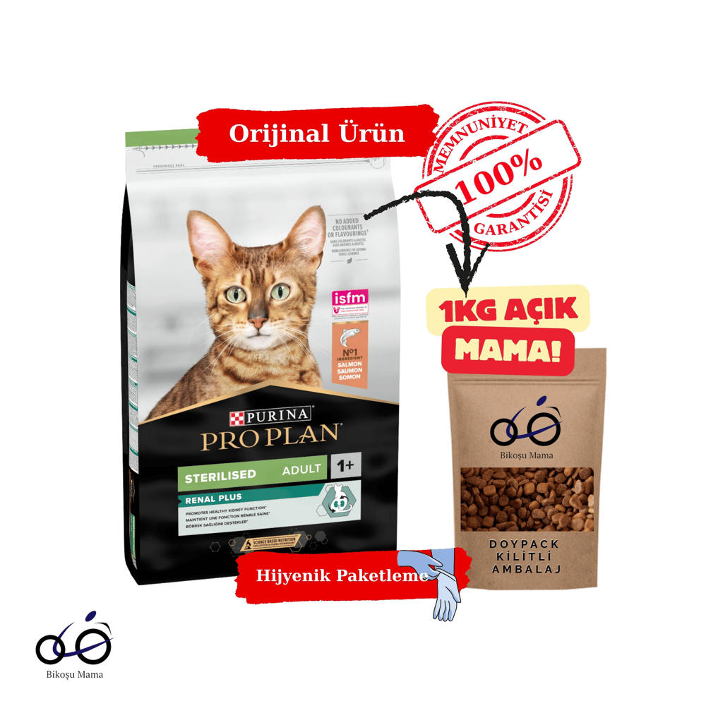 Pro Plan Somonlu Kısırlaştırılmış Kedi Maması 1kg (AÇIK MAMA)