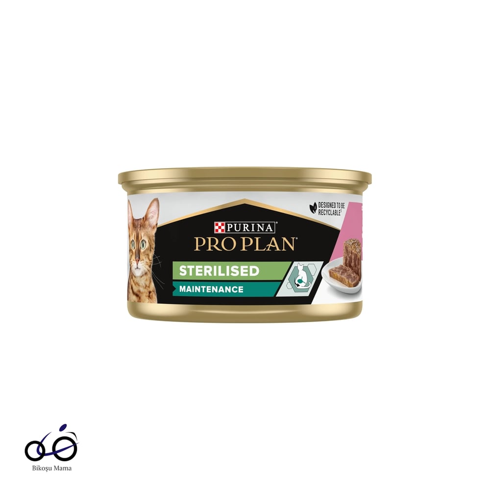Pro Plan Somonlu ve Ton Balıklı Kısırlaştırılmış Kedi Konservesi 85gr