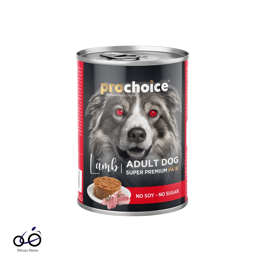 Prochoice Kuzu Etli Ve Pirinçli Ezme Yetişkin Köpek Konservesi 400gr