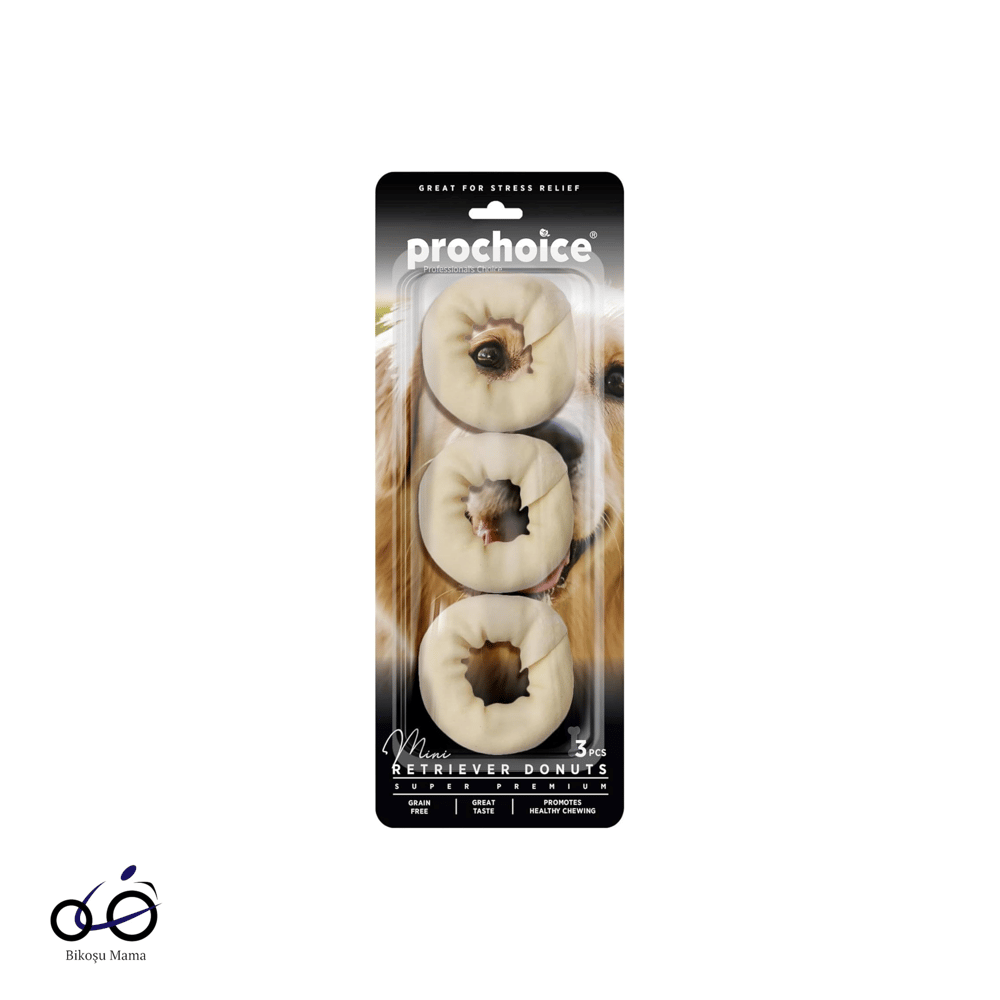 Prochoice Mini Retriever Donuts, Köpekler için Mini Donut Ödülü 3 parça