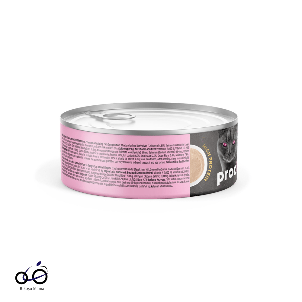 Prochoice Mother & Baby Mousse, Anne Kediler ve Yavruları için Tavuklu Mus 80gr