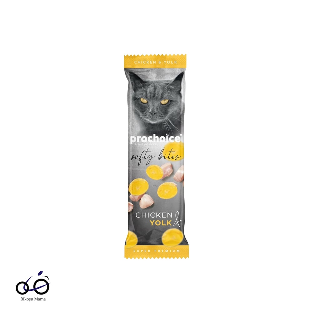ProChoice Softy Bites Tavuklu ve Yumurtalı Yumuşak Kedi Ödülü 10gr