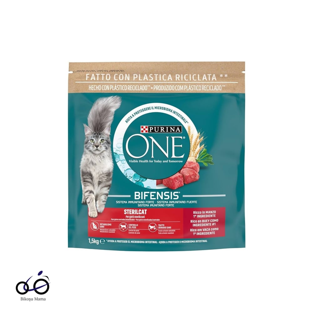 Purina One Sığır Etli Kısırlaştırılmış Yetişkin Kedi Maması 2X800gr | Kedi Maması   Purina One Sığır Etli Kısırlaştırılmış Yetişkin Kedi Maması 2X800gr