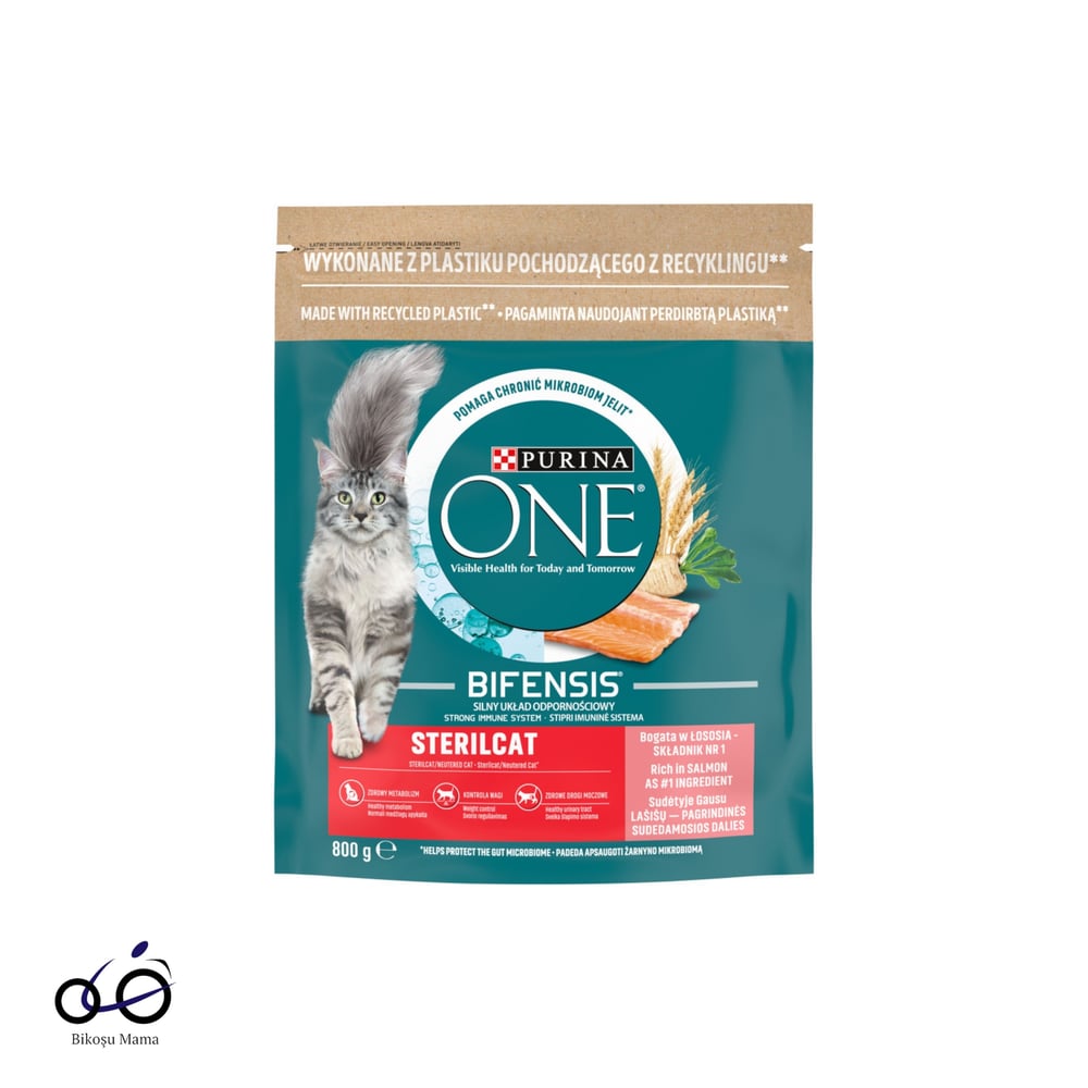 Purina One Somonlu Kısırlaştırılmış Yetişkin Kedi Maması 2X800gr | Kedi Maması   Purina One Somonlu Kısırlaştırılmış Yetişkin Kedi Maması 2X800gr