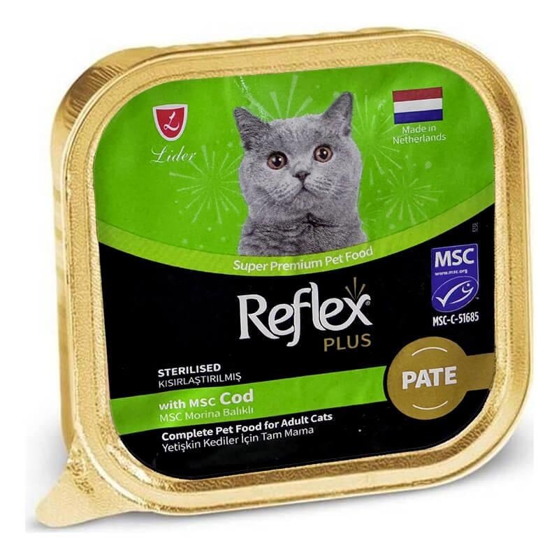  Reflex Plus Pate Balıklı Kısır Kedi Konservesi 85 Gr