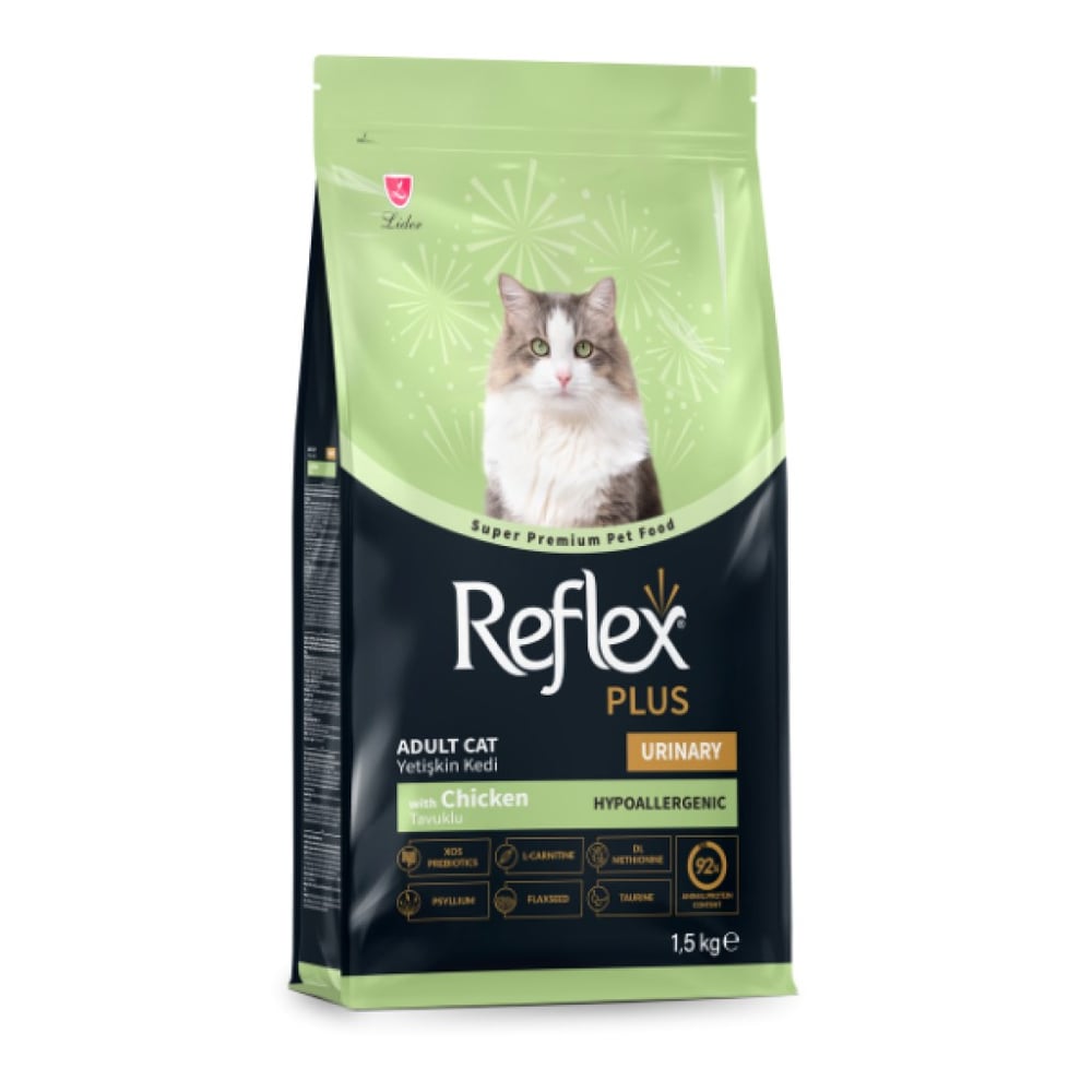  Reflex Plus Urinary Tavuklu Yetişkin Kedi Maması 1,5kg