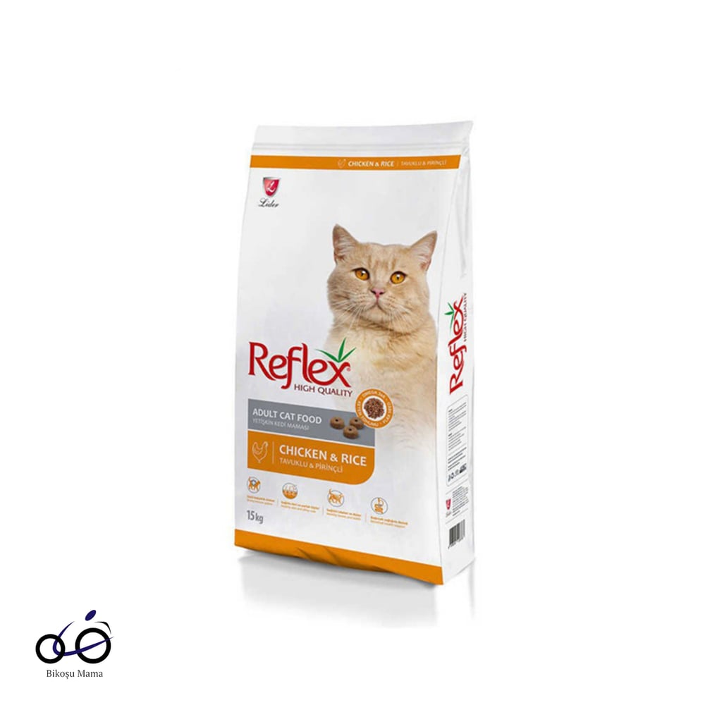 Reflex Tavuklu ve Pirinçli Yetişkin Kedi Maması 15kg